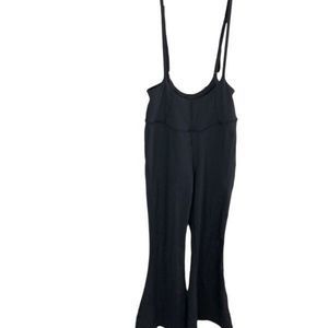 Halara M Spaghetti Strap Flare Jumpsuit in Black